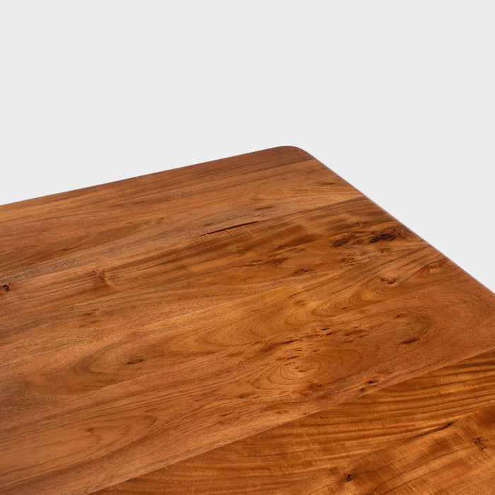 Finnian Dining Table in Honey Brown