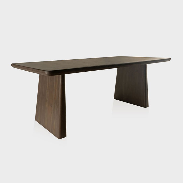 Finnian Dining Table in Dark Walnut