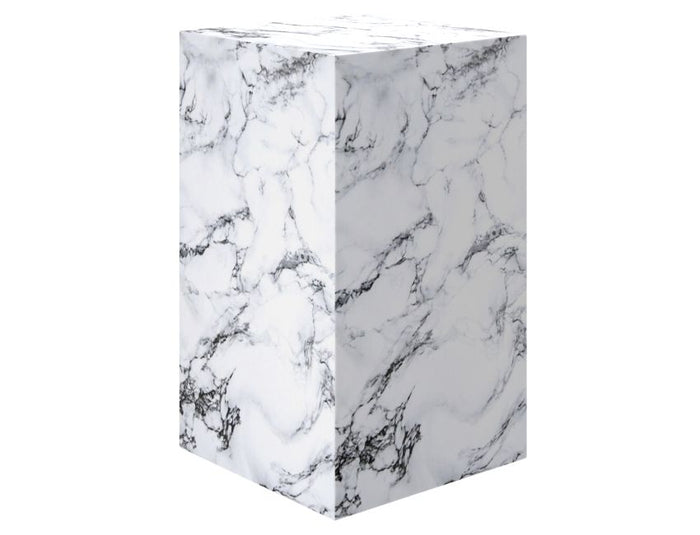 Artemis Bulgari White Tall accent table