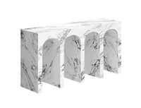 Atticus Bulgari White Grand Console Table