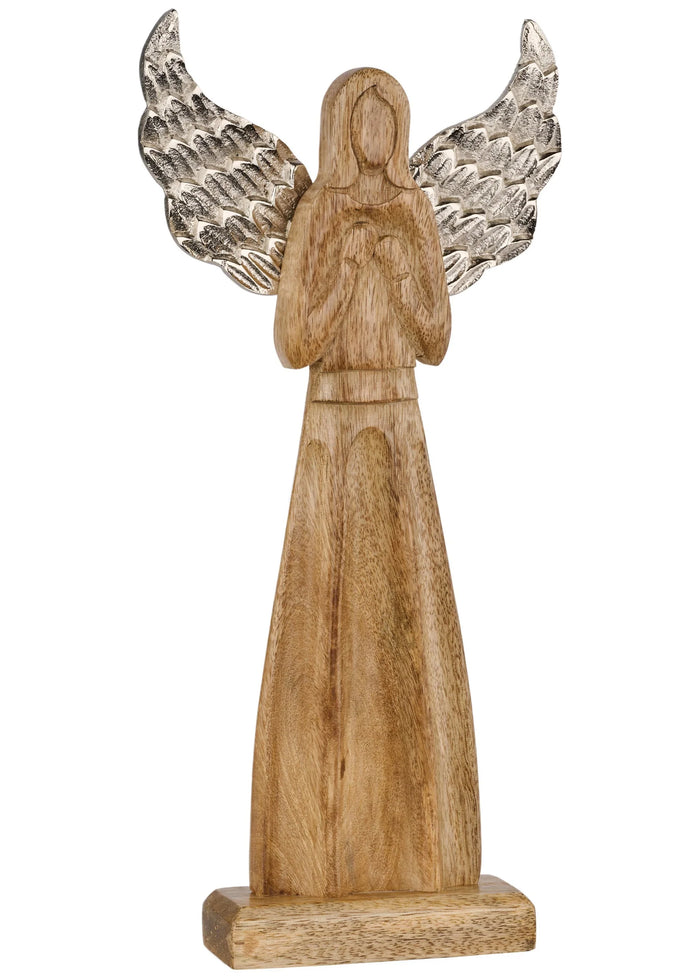 Mango Wood Angel (large)